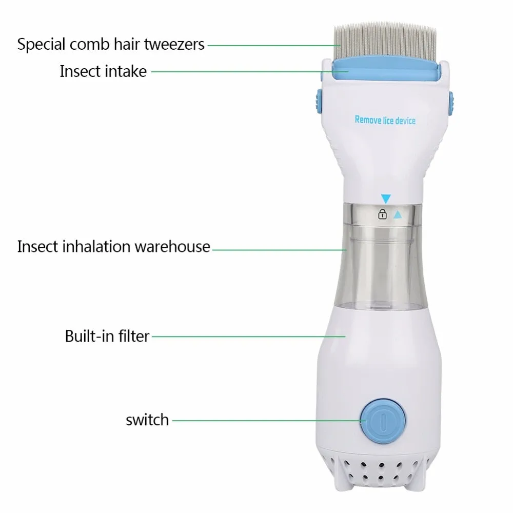 Electric Flea Comb Puppies Treatment Safe Pets Kill for Dogs Cats