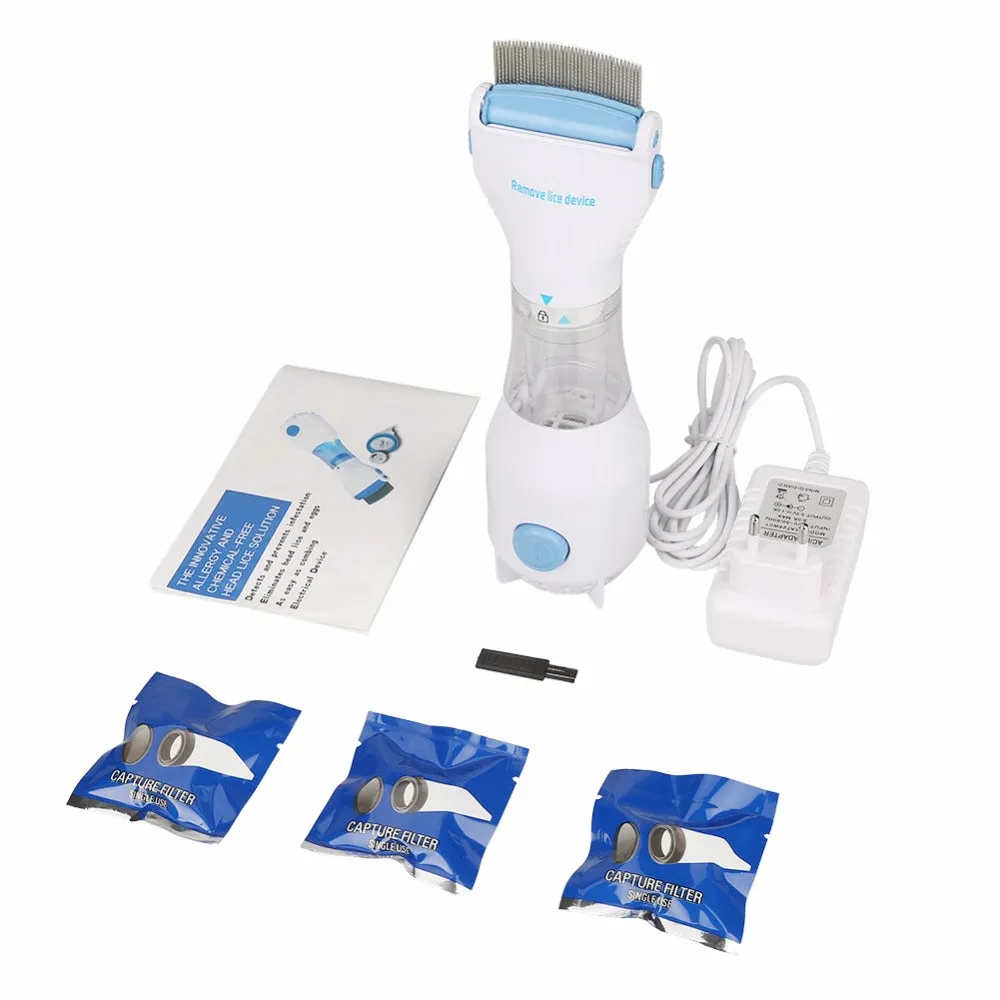 Electric Flea Comb Puppies Treatment Safe Pets Kill for Dogs Cats
