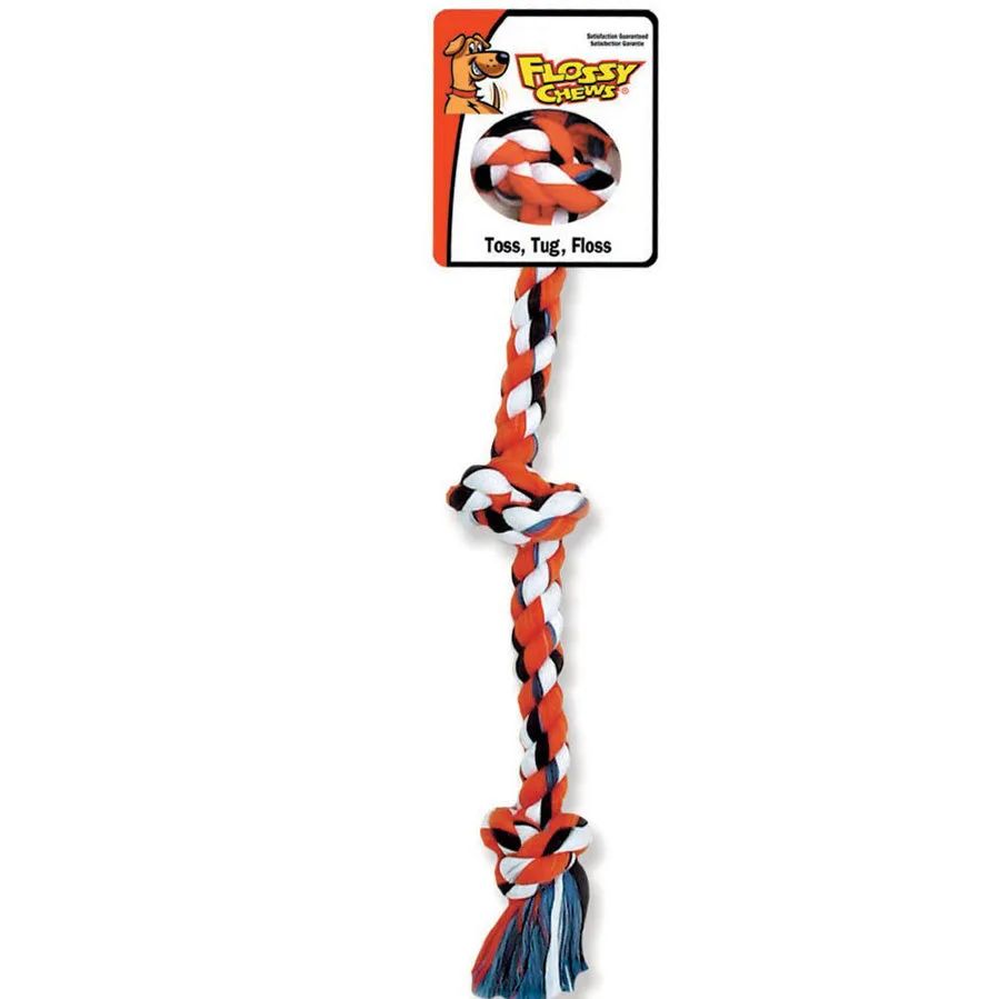Flossy Chews 3 Knotted Rope Tugs