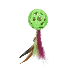 JW Pet Cataction Feather Ball with Bell
