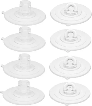KESYOO 8pcs Suction Cups for Cat Window Perch Transparent Strong Suction Kit with Clips Easy Installation for Maximized Space Utilization Your Home