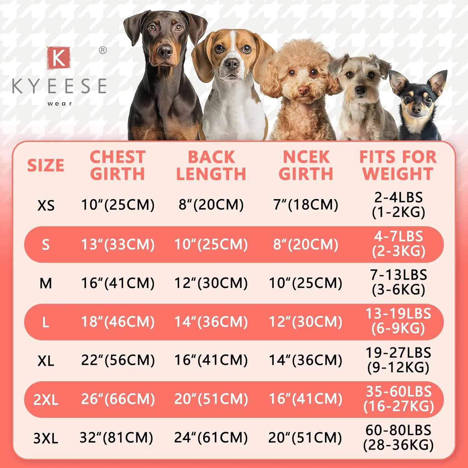 KYEESE Dog Sweaters for Small Dogs Girl Turtleneck Dog Sweater Warm Soft Small Dog Sweater with Bowtie Stretchy Dog Clothes Knitwear Dog Sweater Dress Pullover Dog Coats Puppy Sweater, Pink, X-Small