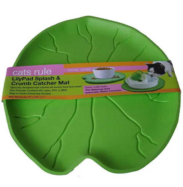 Lilypad Crumb Catcher & Splash Mat - Lime Green