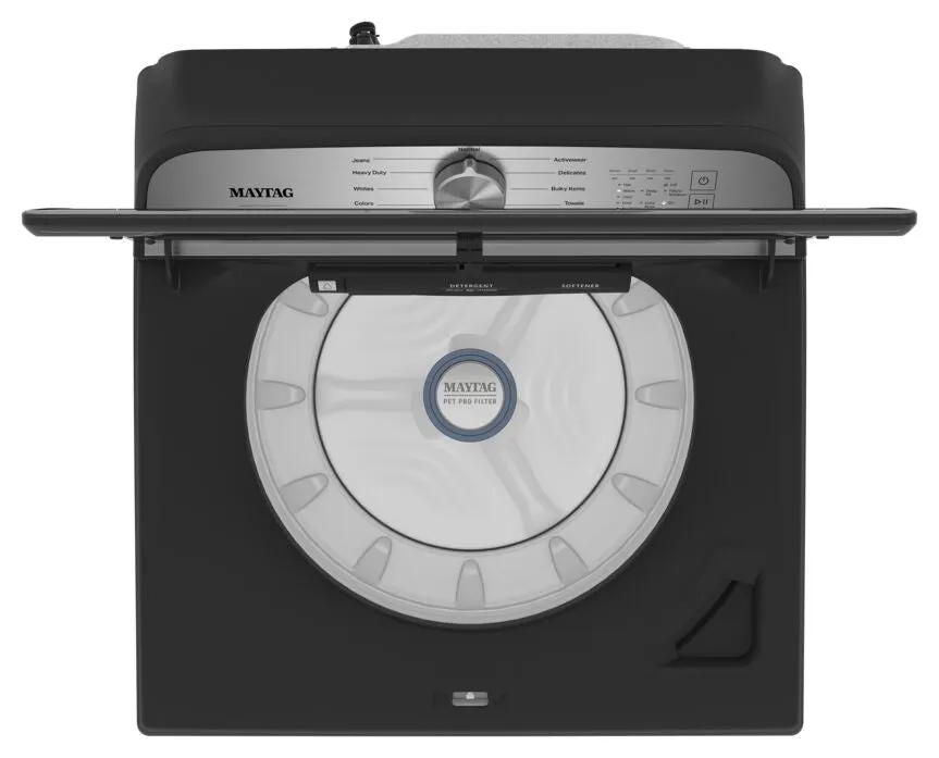 Maytag Volcano Black Top-Load Washer with Pet Pro (5.4 cu. ft.) - MVW6500MBK