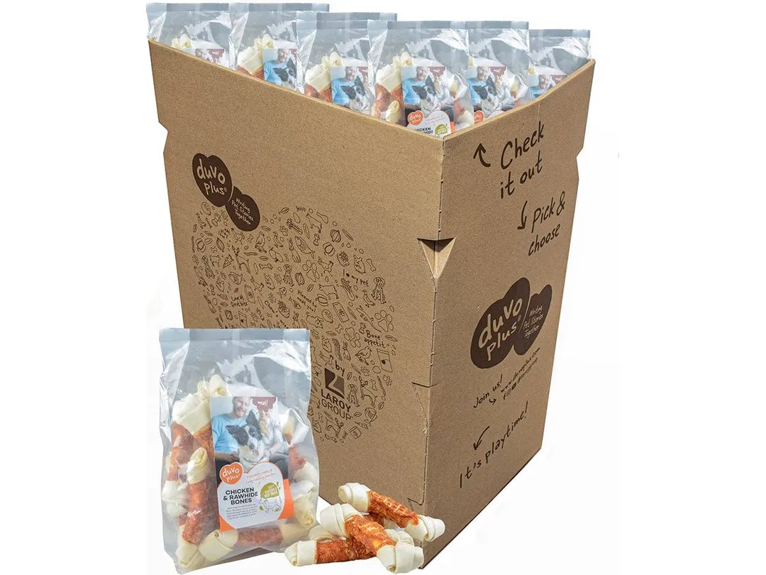 meat! Chicken & rawhide large bones 1000g - ± 13st