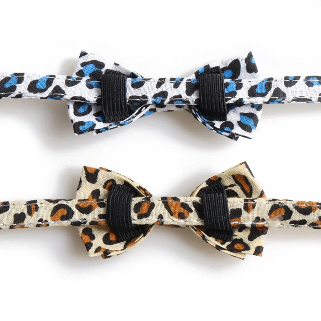 Mokka - Leopard Print Bowtie Pet Collar
