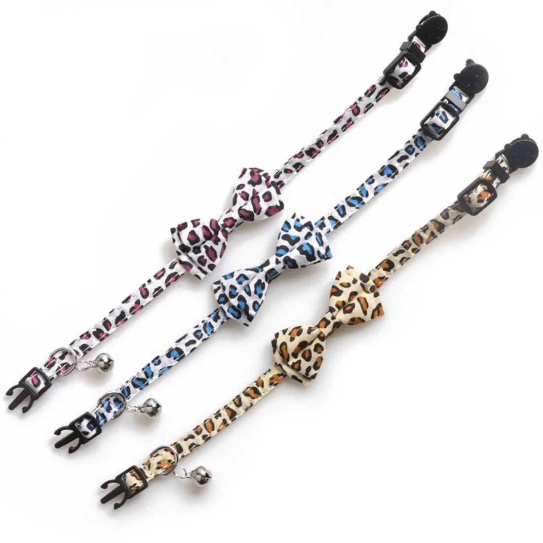 Mokka - Leopard Print Bowtie Pet Collar