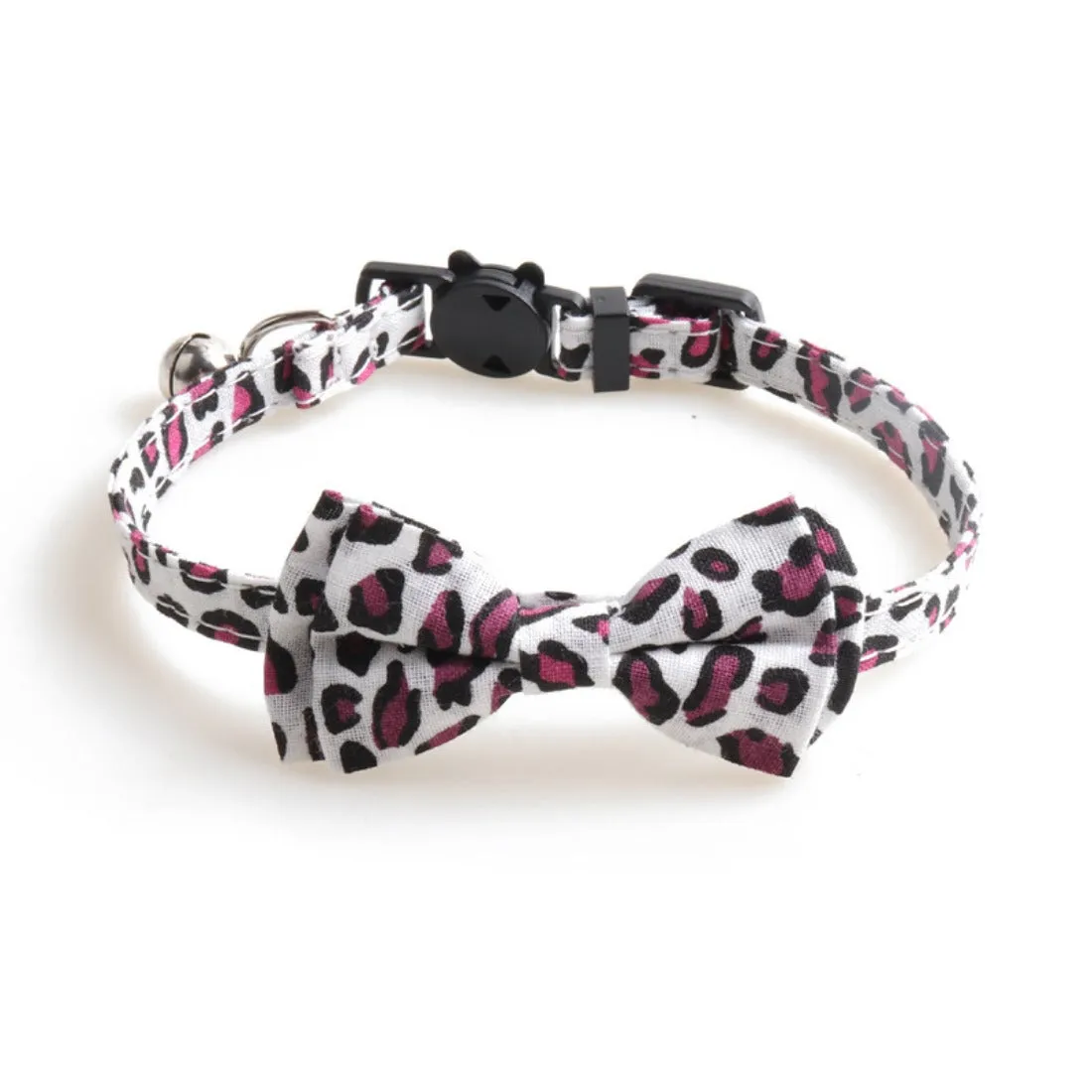 Mokka - Leopard Print Bowtie Pet Collar