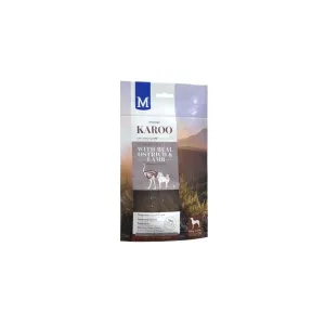 Montego Karoo Meat Bits Ostrich & Lamb Dog Treats 120g