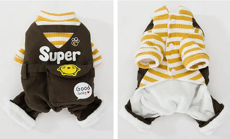 New autumn and winter warm and thick puppies pet clothes