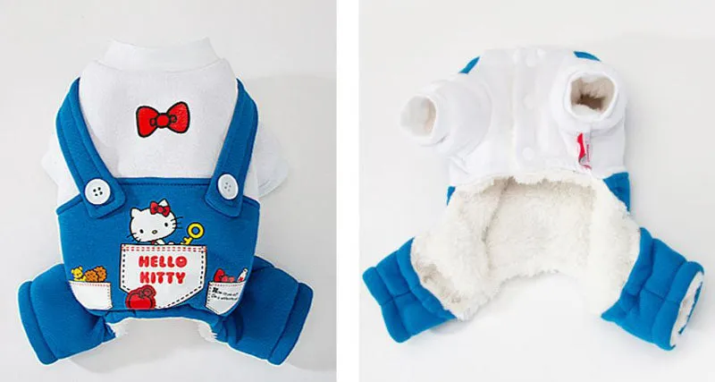 New autumn and winter warm and thick puppies pet clothes
