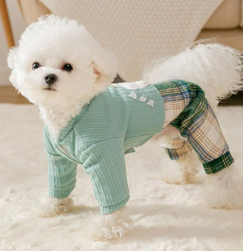 New autumn and winter warm and thick puppies pet clothes