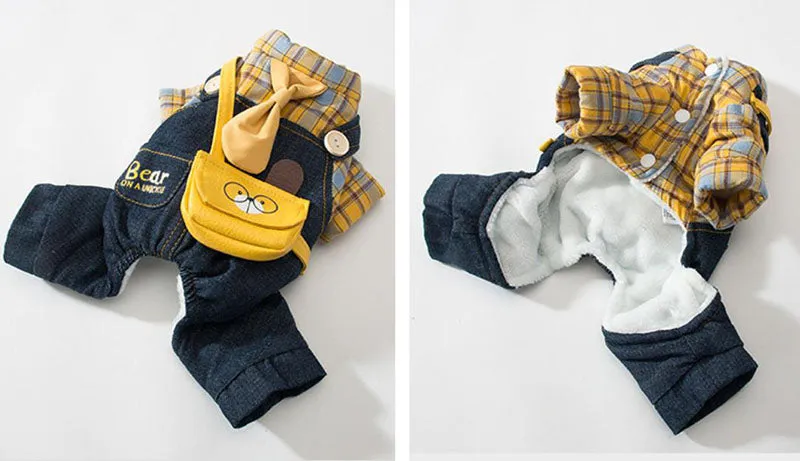 New autumn and winter warm and thick puppies pet clothes