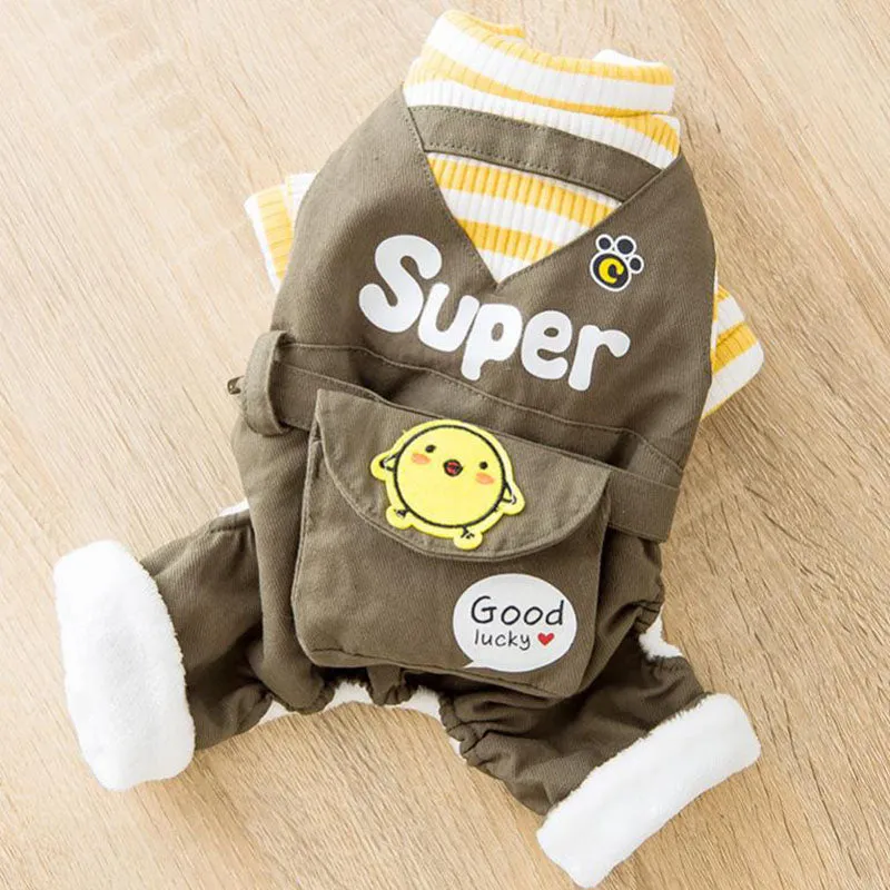 New autumn and winter warm and thick puppies pet clothes