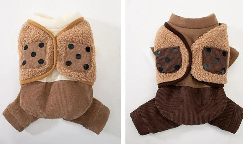 New autumn and winter warm and thick puppies pet clothes