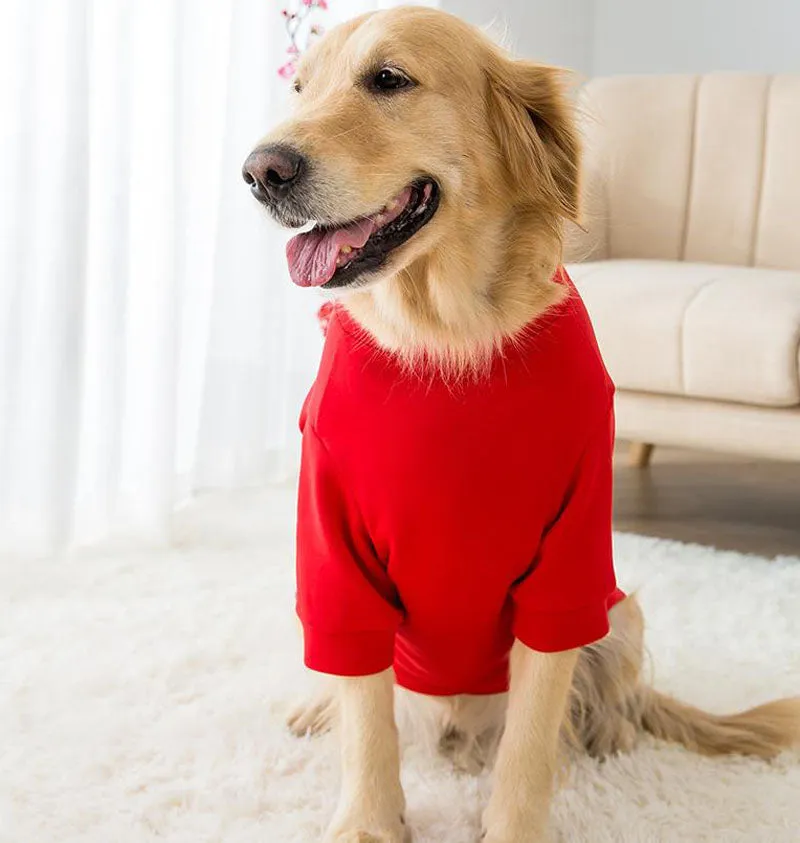 New Year Festive Festive Medium and Large Dog Pet Warm Sweatshirt
