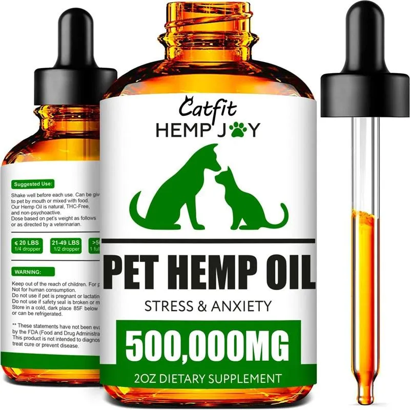 Pet Natural Hemp Essential Pain Relief Oil