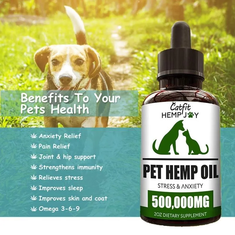 Pet Natural Hemp Essential Pain Relief Oil