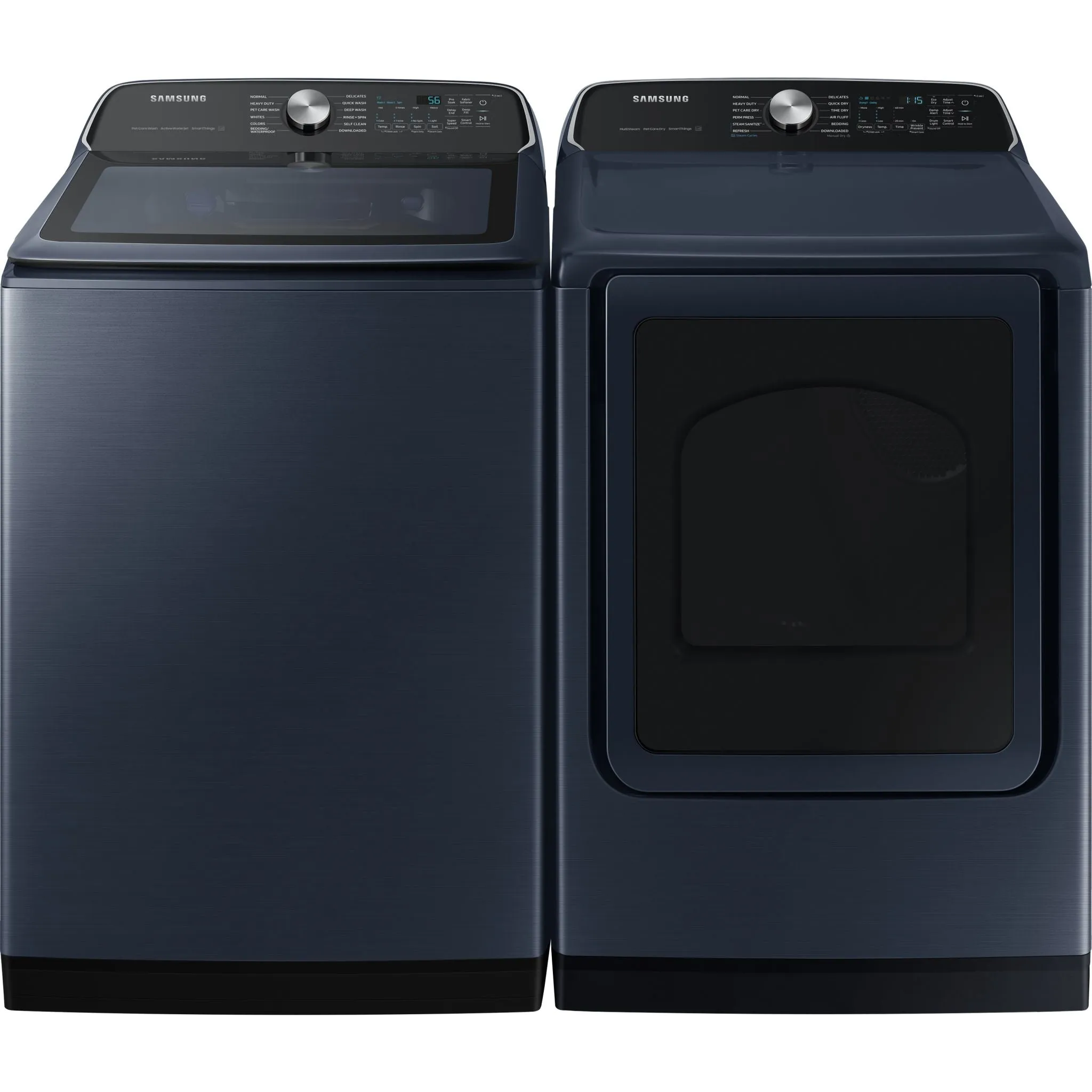 Samsung Top Load Pair (WA53CG7155ADA4-DVE54CG7155DAC) - Blue