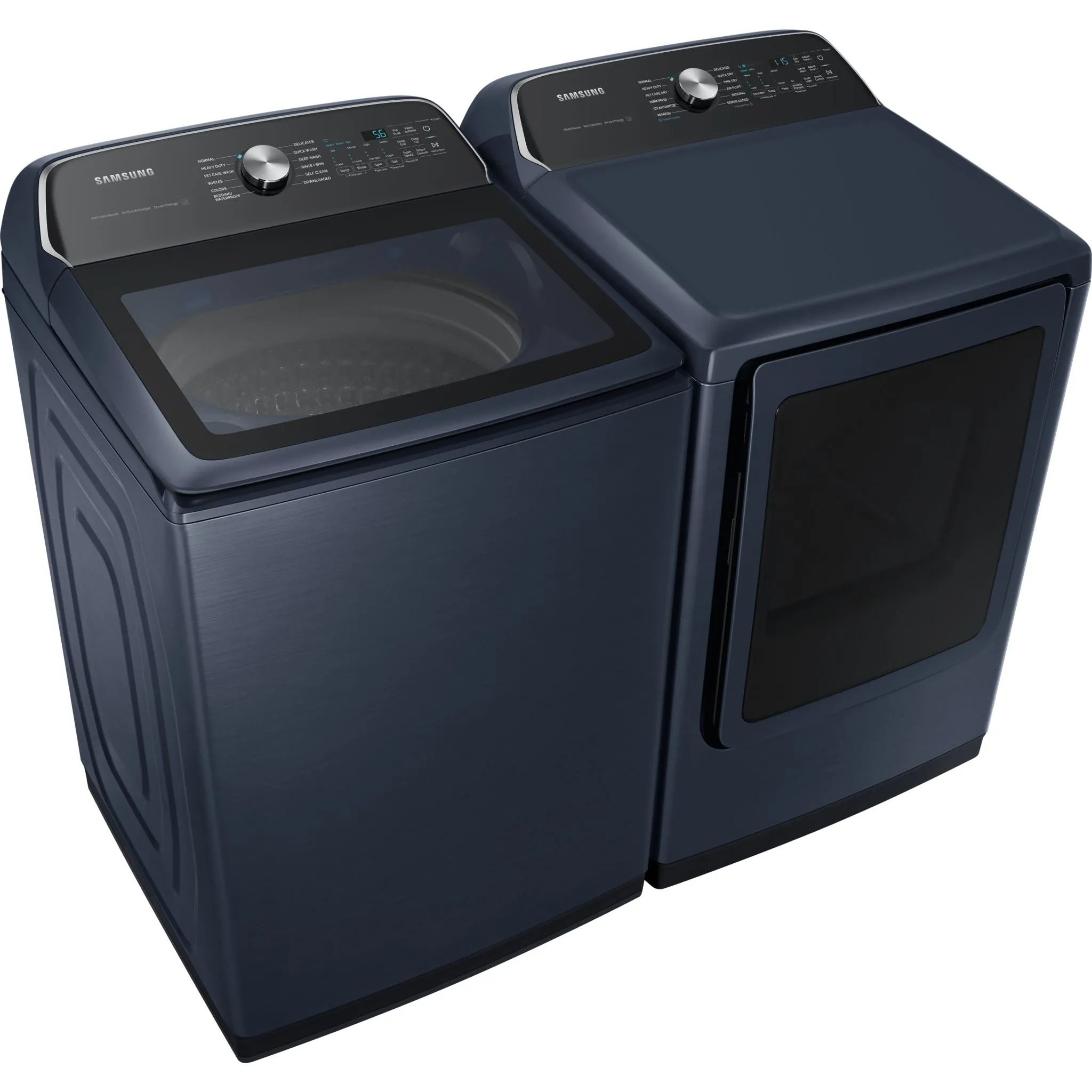 Samsung Top Load Pair (WA53CG7155ADA4-DVE54CG7155DAC) - Blue
