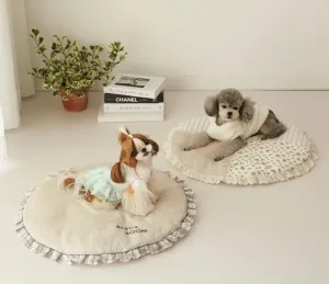 Sandy Round Pet Mat