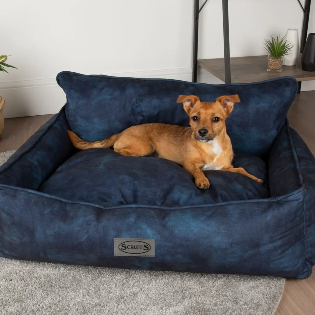 Scruffs & Tramps Dog Bed Kensington Size M 60x50 cm Navy