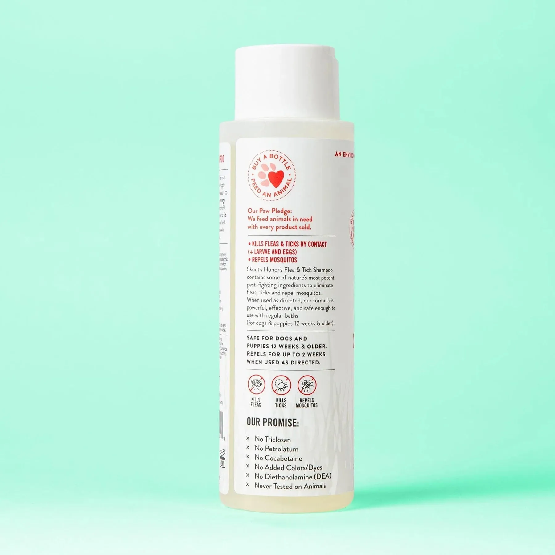 Skout's Honor Flea   Tick Shampoo for Dogs, 16 oz