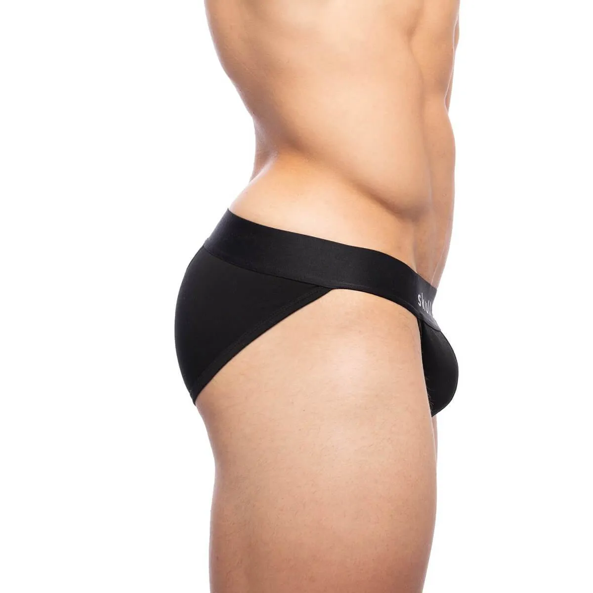 Skull & Bones Just the Bones Brief - Black