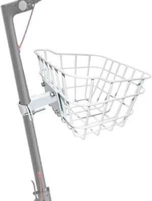 Small Basket for Bike,Electric Bicycle Front Basket with Fixed Holder - Rust-Resistant Accessory for Kids' Scooters & Tricycles, Knee Scooters - 50LB Load Capacity