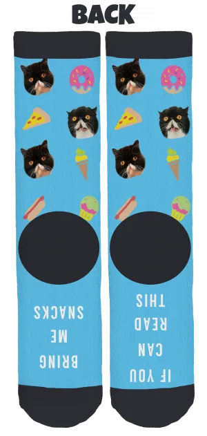Snacks on Snacks with Puffin_Gram Socks