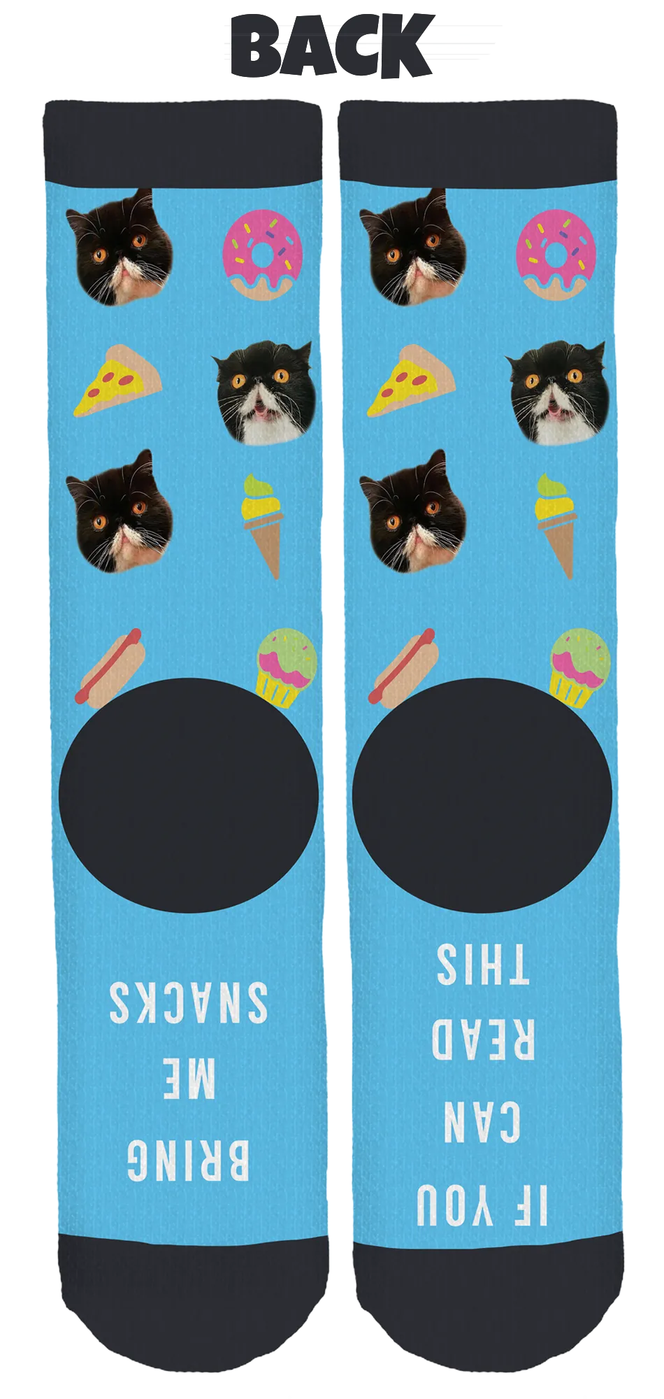 Snacks on Snacks with Puffin_Gram Socks
