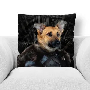 SNOW DOUBT - CUSTOM PET PORTRAIT THROW PILLOW