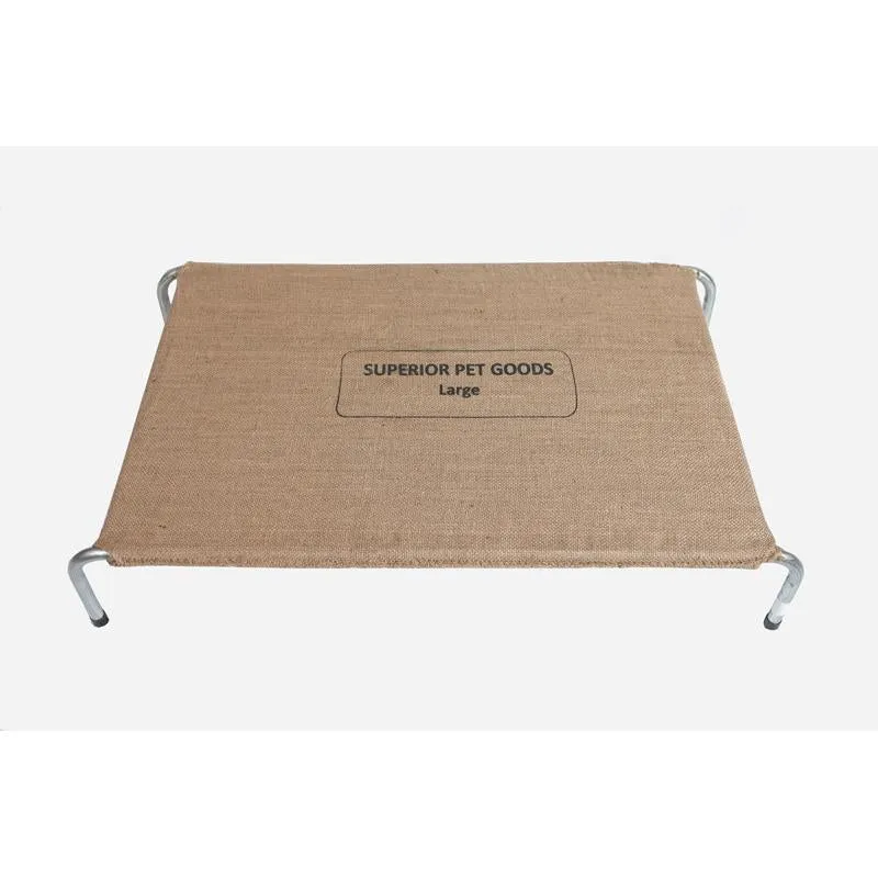 Superior Hessian Bag - Raised Dog Bed