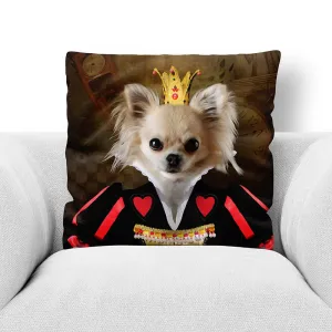 TEENY QUEENIE - CUSTOM PET PORTRAIT THROW PILLOW