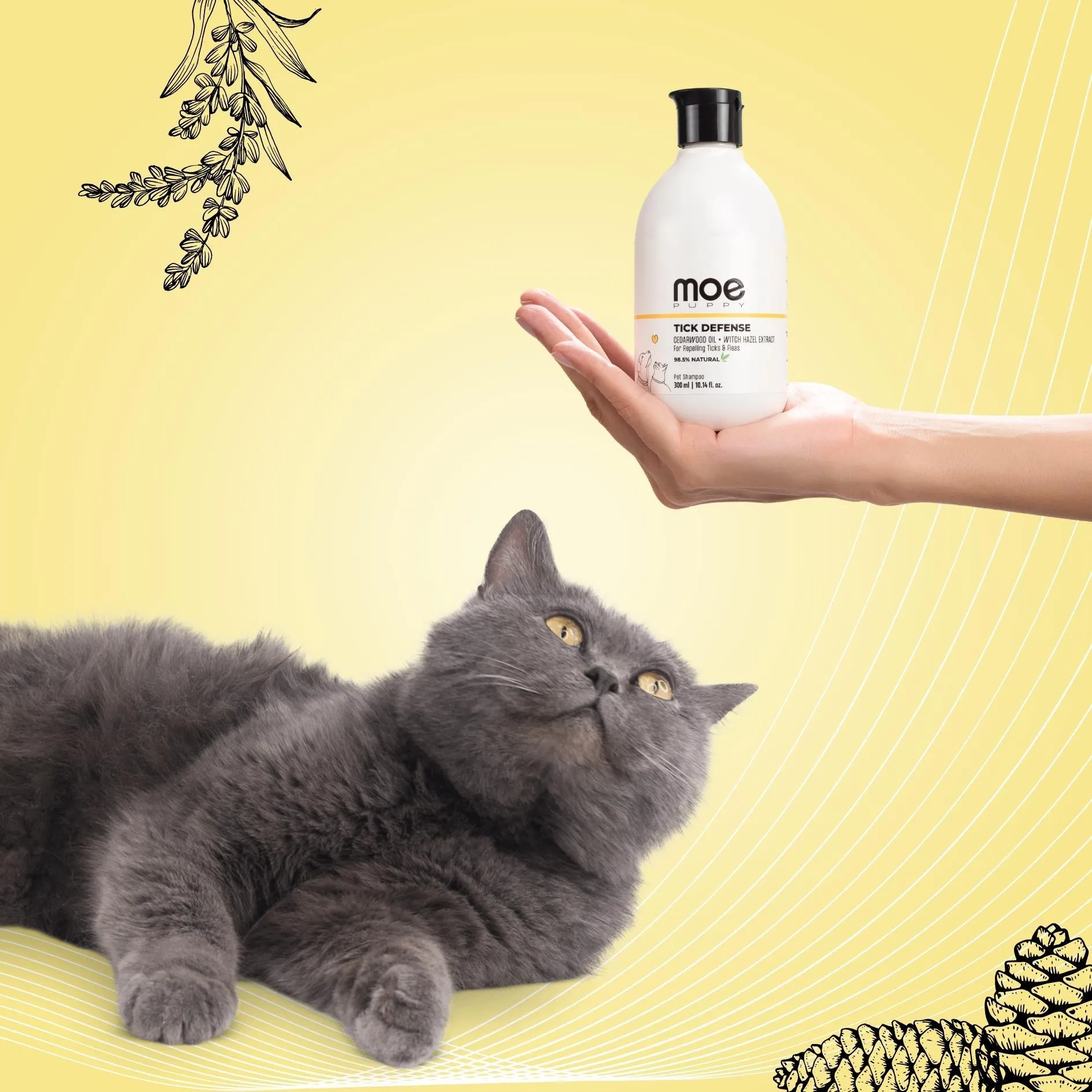 Tick Defense - Tick Free Shampoo for Dogs and Cats