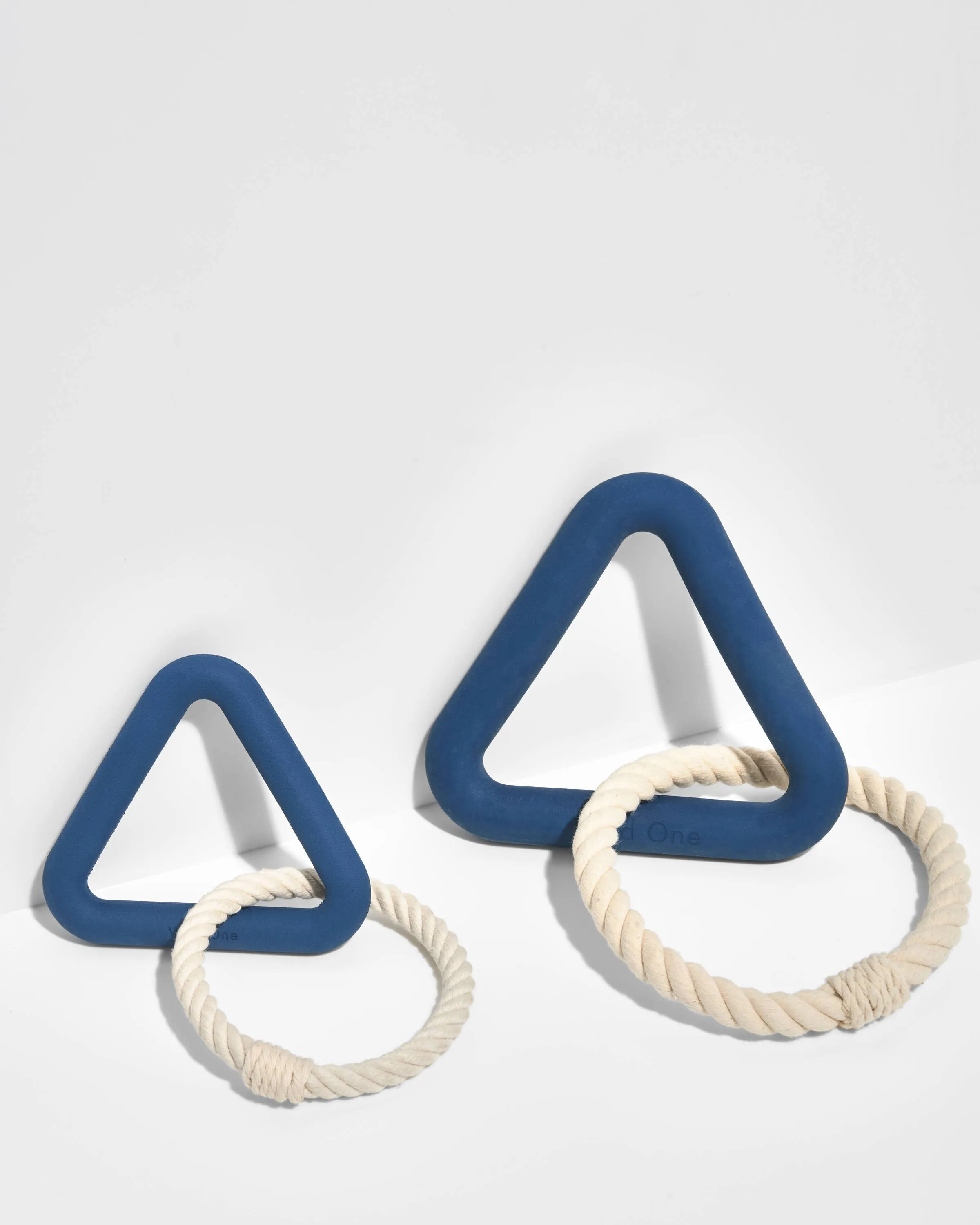 Triangle Tug Dog Chew Toy: SMALL / Strawberry