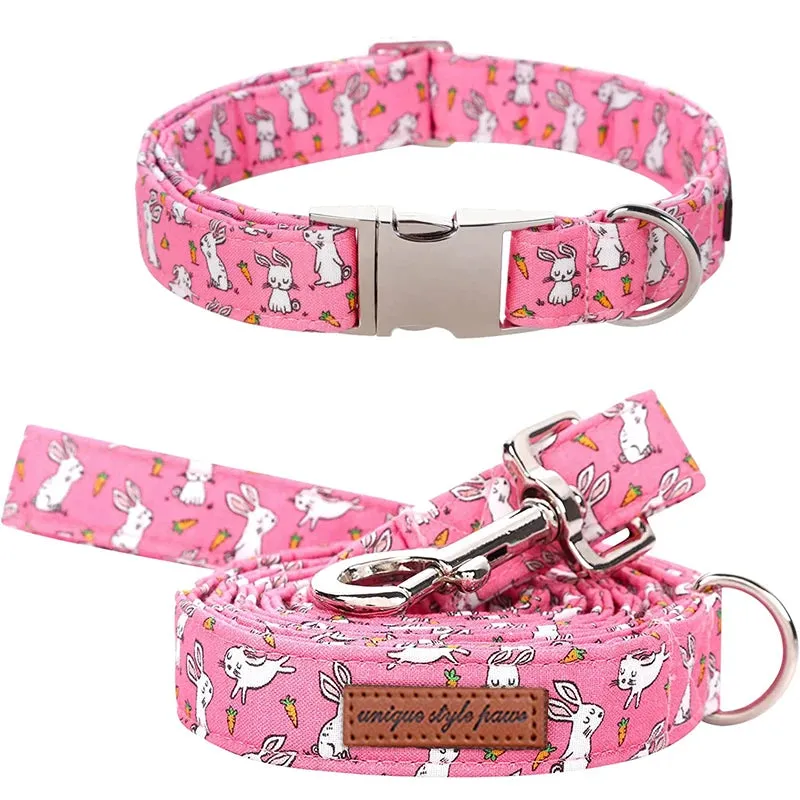 UNIQUE STYLE PAWS Easter Day Dog Collar with Bowtie