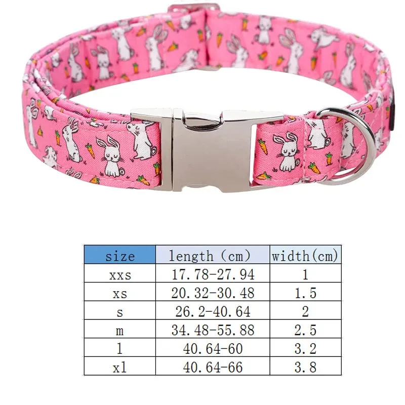 UNIQUE STYLE PAWS Easter Day Dog Collar with Bowtie