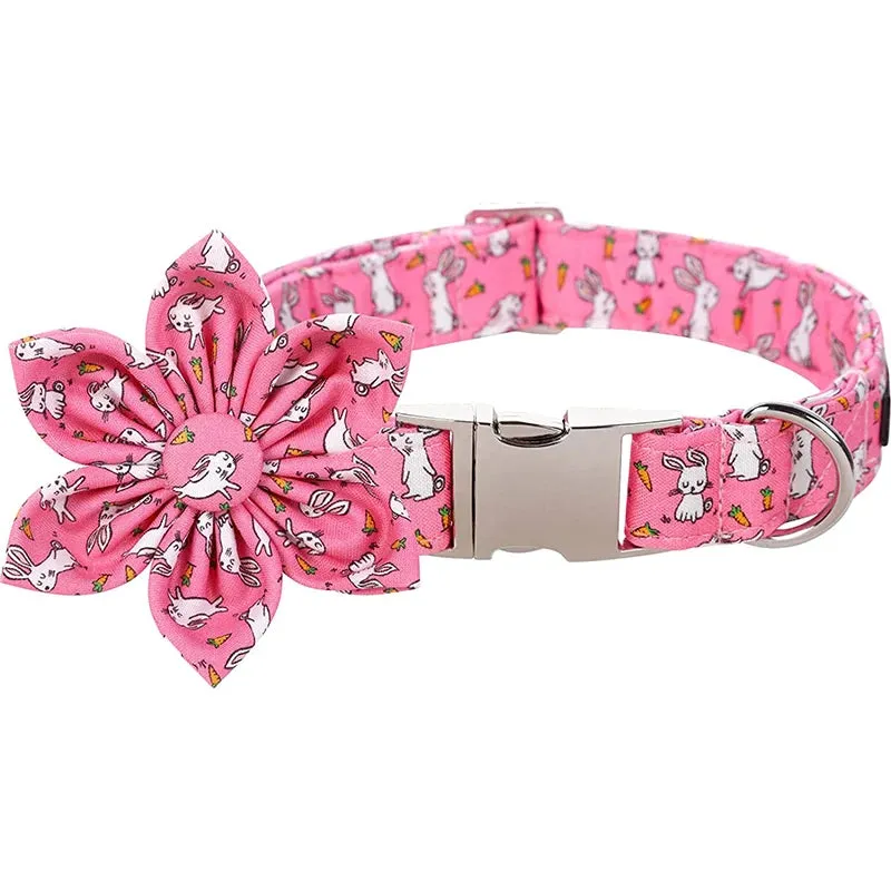 UNIQUE STYLE PAWS Easter Day Dog Collar with Bowtie