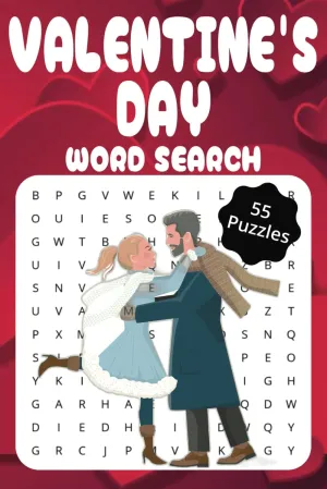 Valentine's Day Word Search Puzzle Book: 55 Unique Puzzles All About Love, Relationships, Dating, Sweet Treats, and More Paperback  January 25, 2025
