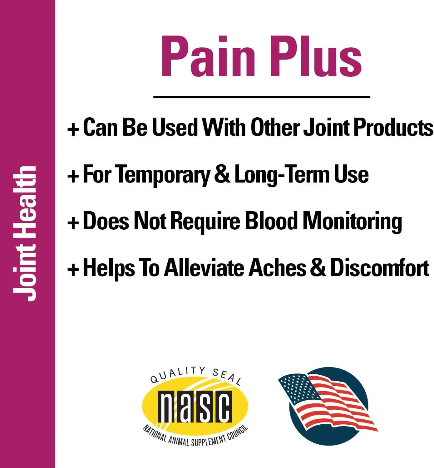 Vet Classics Pain Plus Supplement for Dogs