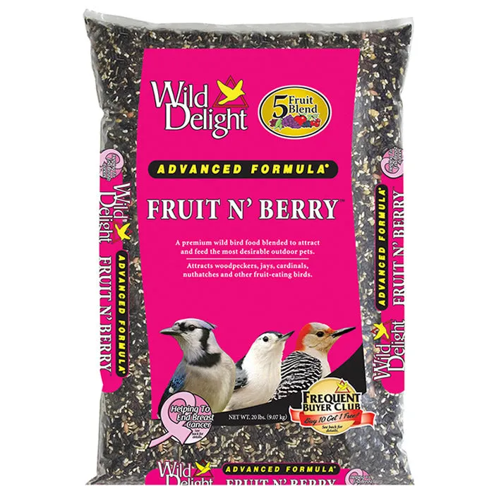 Wild Delight Fruit N' Berry Wild Bird Seed, 5-lb bag