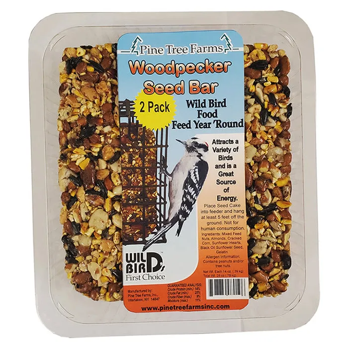 Woodpecker Seed Bars, 2 Pack